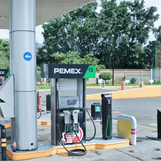 Estación de servicio Gasolina y Diesel